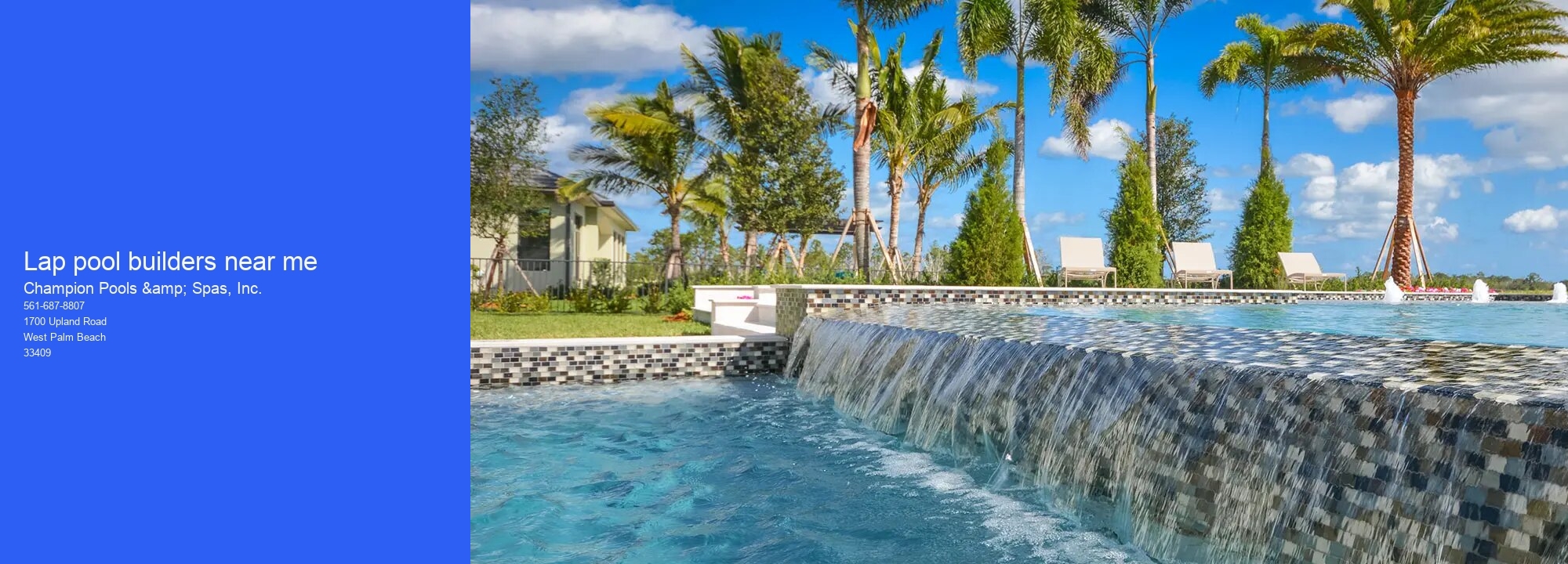 Lap pool builders near me