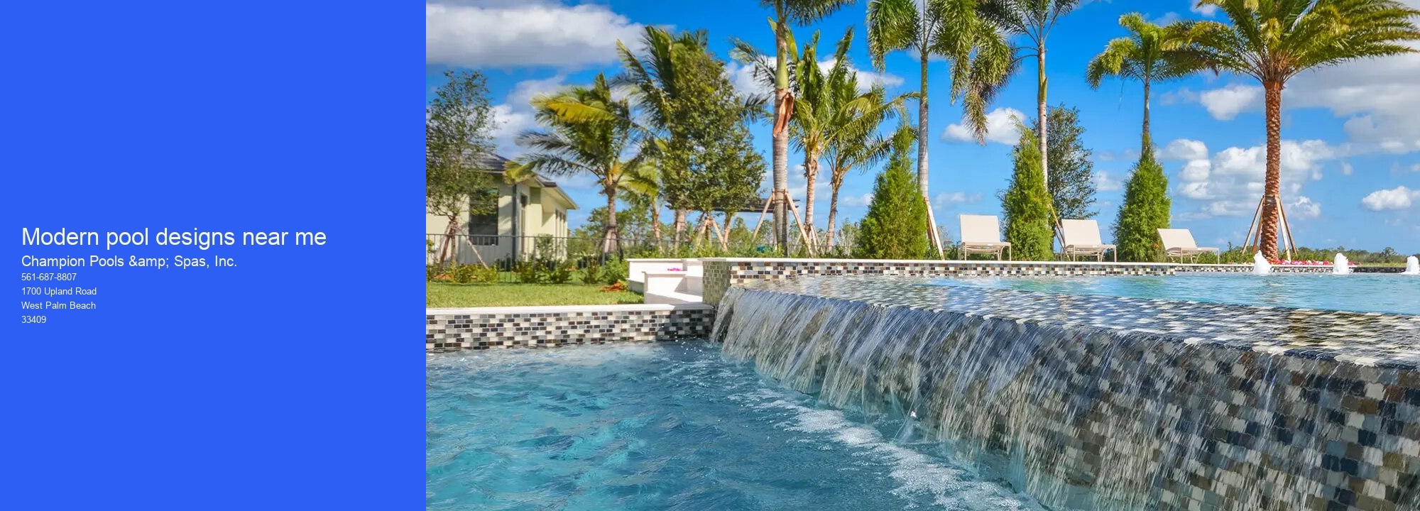 Modern pool designs near me
